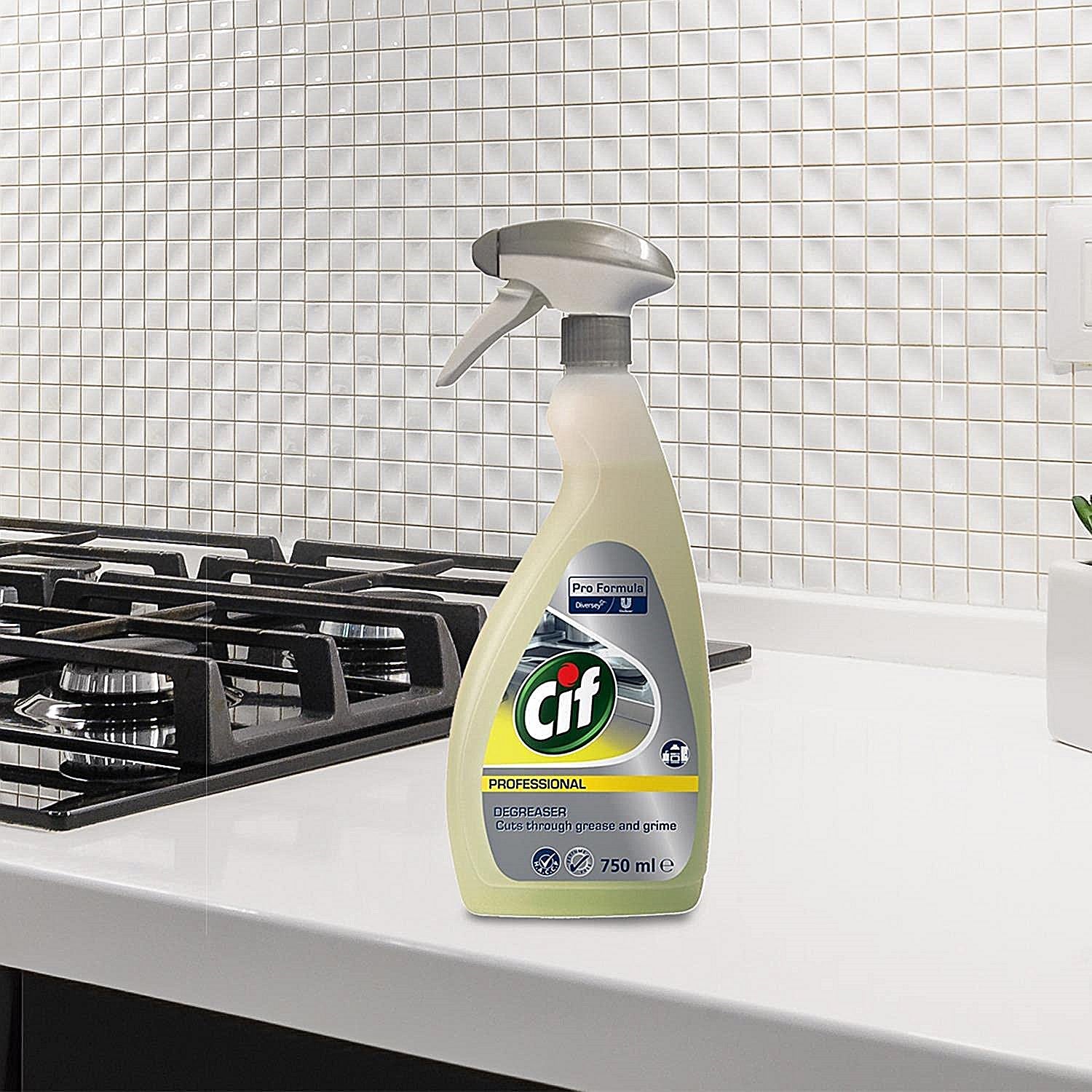 Cif Professional Power Cleaner Degreaser Spray, 750ml