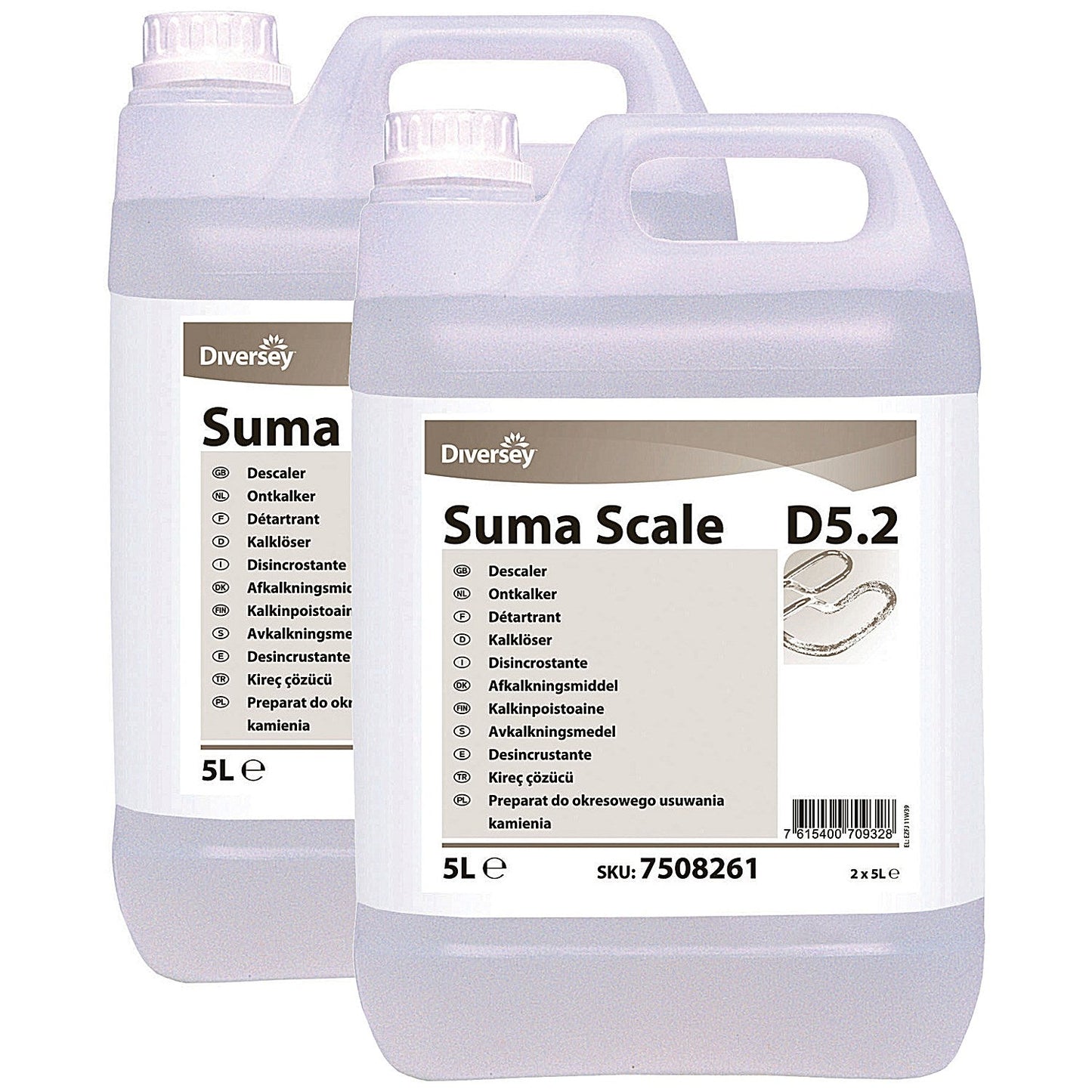 Diversey Suma Scale D5.2 Descaler, 5 Litres, Pack of 2