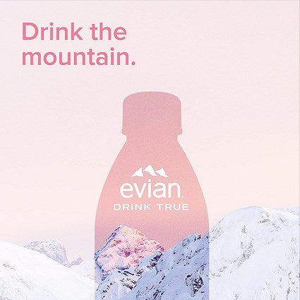 Evian Natural Still Water, Plastic Bottles, 1.5 Litres, Pack of 8