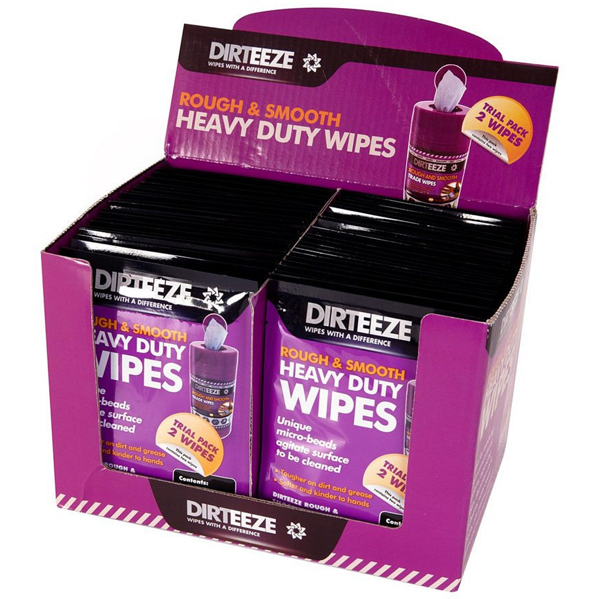 Dirteeze Rough And Smooth Wipes, Pack of 100