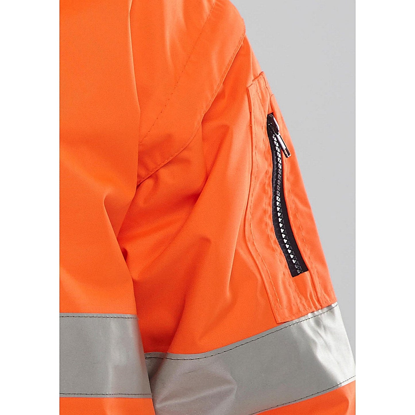 Beeswift Europa Bomber Jacket, Orange & Navy Blue, 3XL