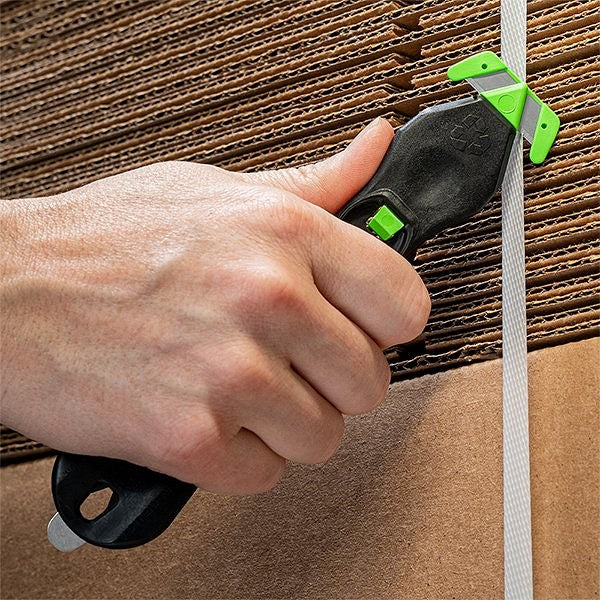Klever Eco Xchange 20 Safety Cutter Black/Green Box 10