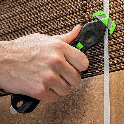 Klever Eco Xchange 20 Safety Cutter Black/Green Box 10
