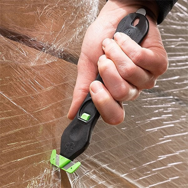 Klever Eco Xchange 20 Safety Cutter Black/Green Box 10