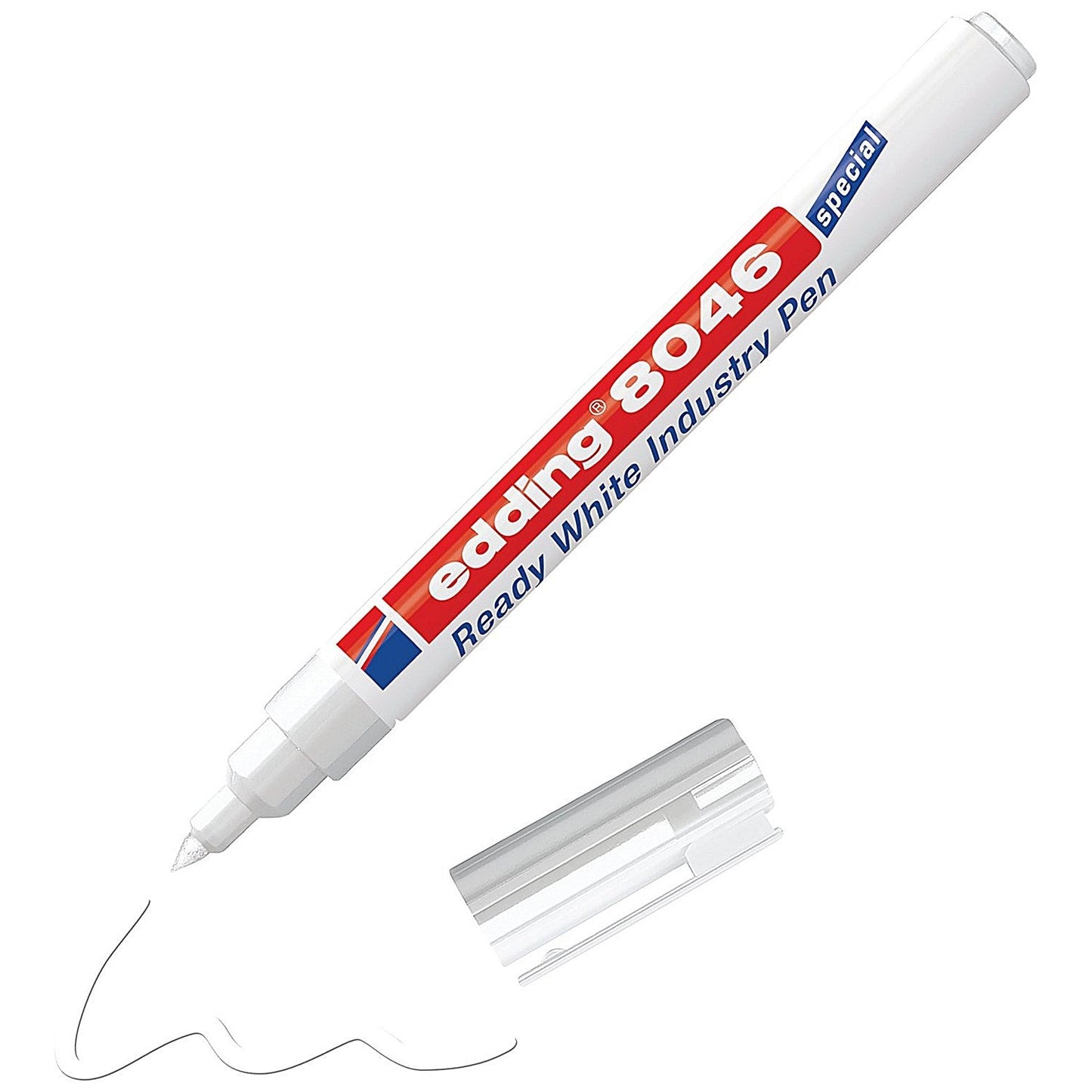Edding 8046 Ready White Industry Pen Folding Box, Pack of 10 Easy2Order : ED06109