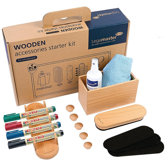Legamaster Wooden Whiteboard Accessory Set 17-Piece Easy2Order : ED10164