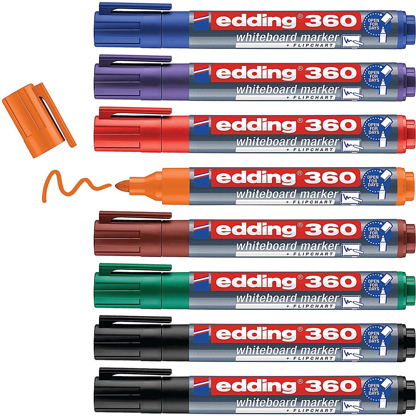Edding 45 Boardmarker 360 Assorted (Pack of 50)