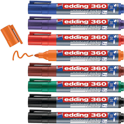 Edding 45 Boardmarker 360 Assorted (Pack of 50)