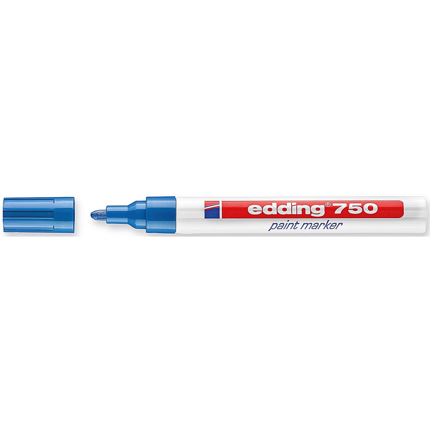 Edding 750 Paint Marker, Bullet Tip, Blue, Pack of 10
