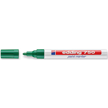 Edding 750 Bullet Tip Paint Marker Medium Green (Pack of 10)