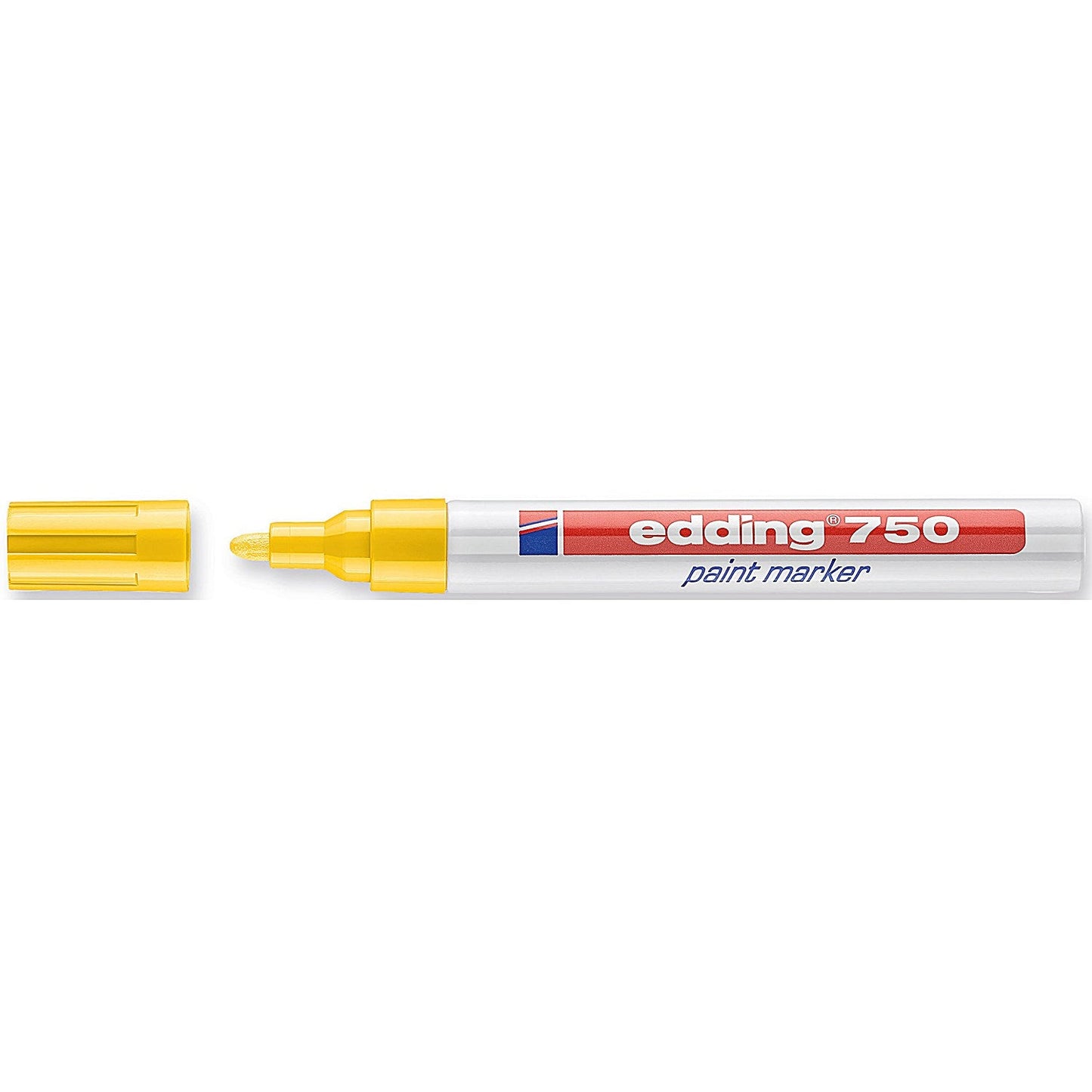 Edding 750 Paint Marker, Bullet Tip, Yellow, Pack of 10
