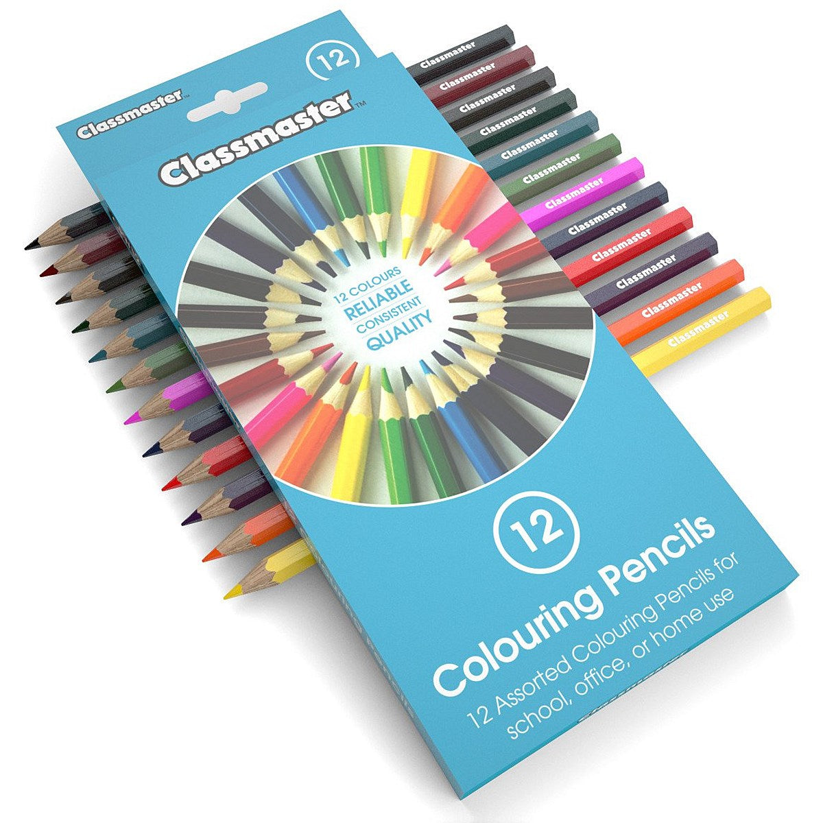 Classmaster Colouring Pencils, Assorted, Pack of 12