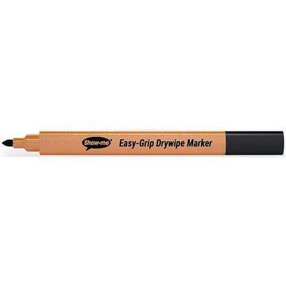 Show-me Triangular Whiteboard Pens, Black, Pack of 10 Easy2Order : EG63542