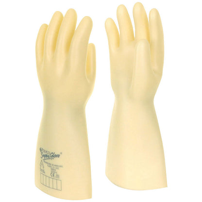 Polyco Electrician Class 0 Gauntlet, White, Large