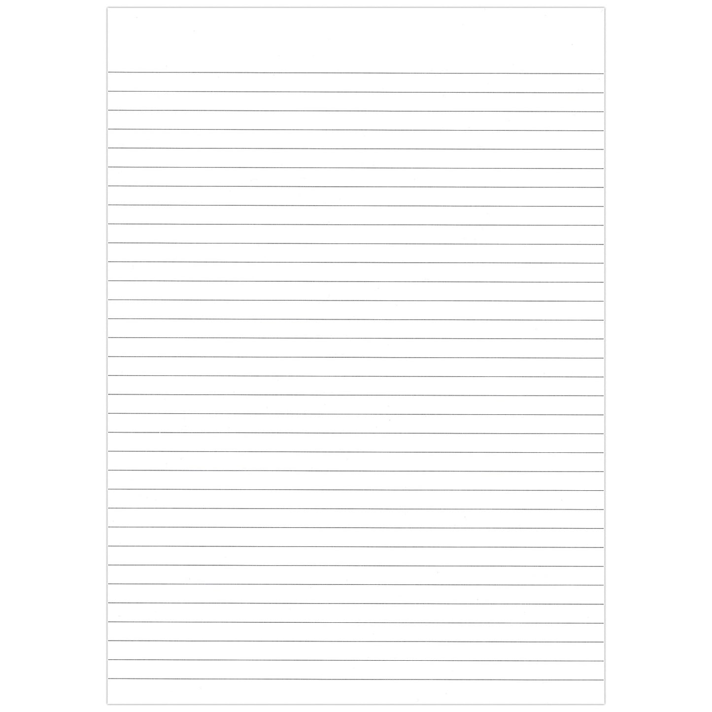 Graffico Recycled Memo Pad, A4, Ruled, 160 Pages, White, Pack of 10