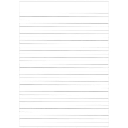 Graffico Recycled Memo Pad, A4, Ruled, 160 Pages, White, Pack of 10