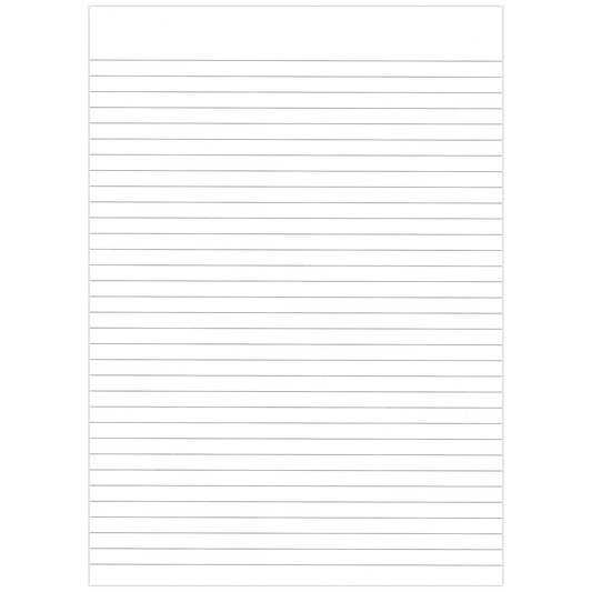 Graffico Recycled Memo Pad, A4, Ruled, 160 Pages, White, Pack of 10