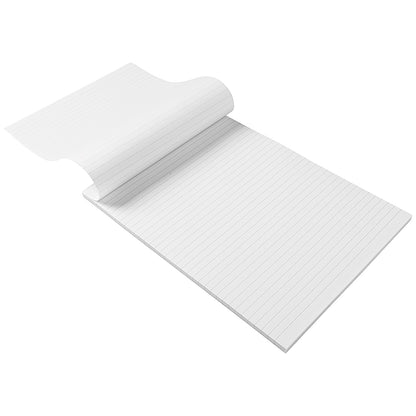 Graffico Recycled Memo Pad, A4, Ruled, 160 Pages, White, Pack of 10