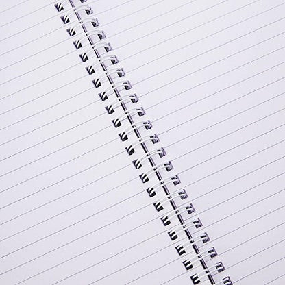 Graffico Hard Cover Wirebound Notebook, A5, Ruled, 160 Pages, Blue