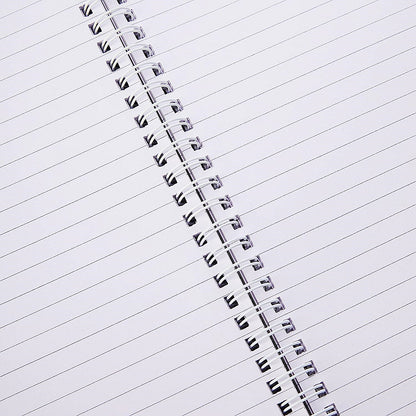 Graffico Polypropylene Wirebound Notebook, A4, Ruled, 140 Pages, Blue