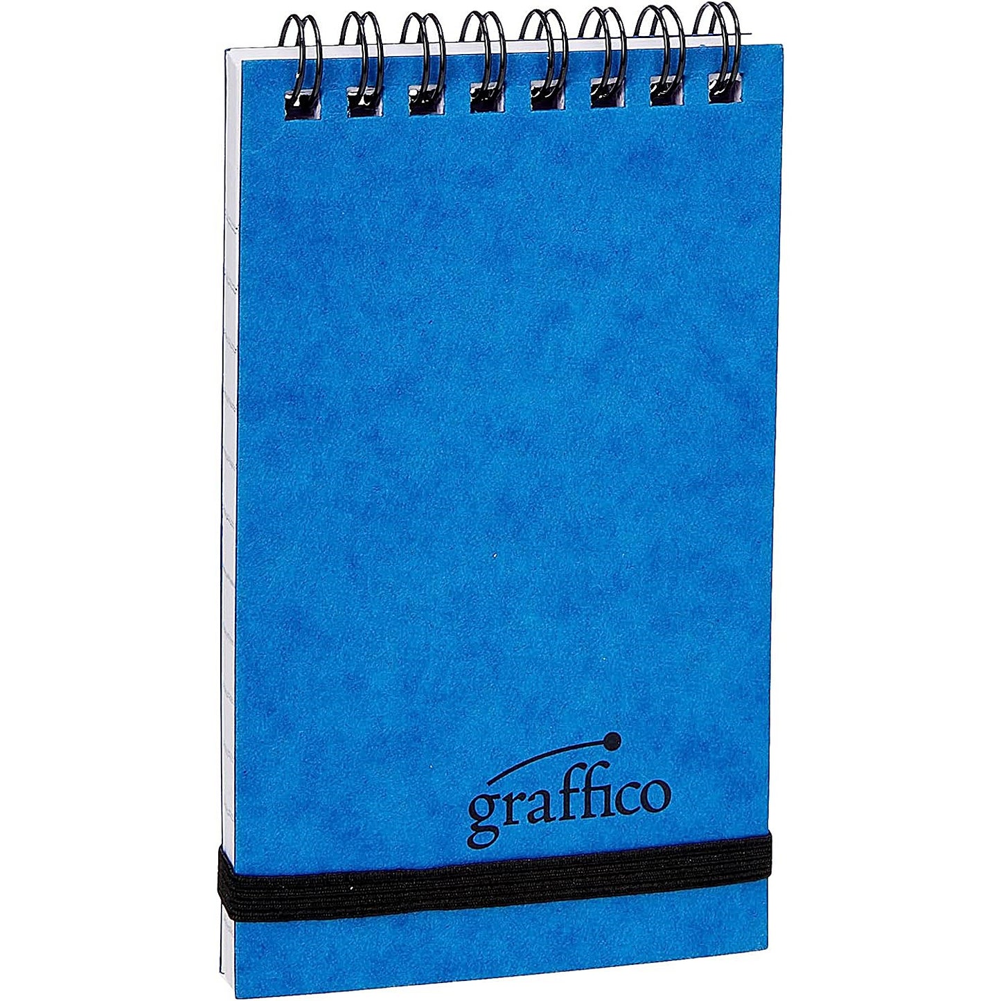 Graffico Wirebound Pocket Notebook, A7, Ruled, 120 Pages, Blue
