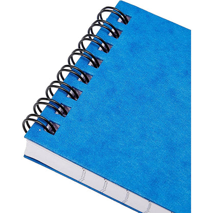 Graffico Wirebound Pocket Notebook, A7, Ruled, 120 Pages, Blue