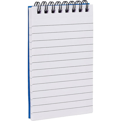 Graffico Wirebound Pocket Notebook, A7, Ruled, 120 Pages, Blue
