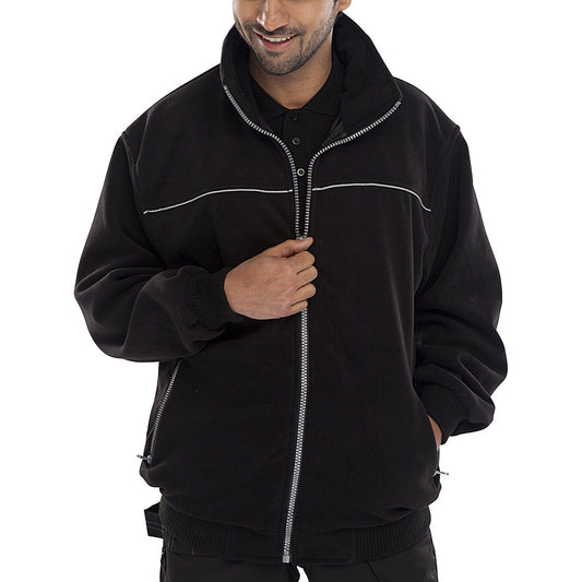 Beeswift Endeavour Fleece, Black, Large Easy2Order : EN29BLL