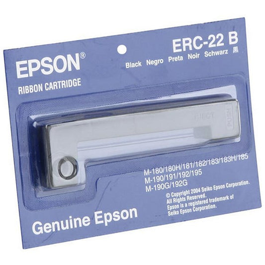 Epson ERC22B Ribbon Cartridge Black C43S015358
