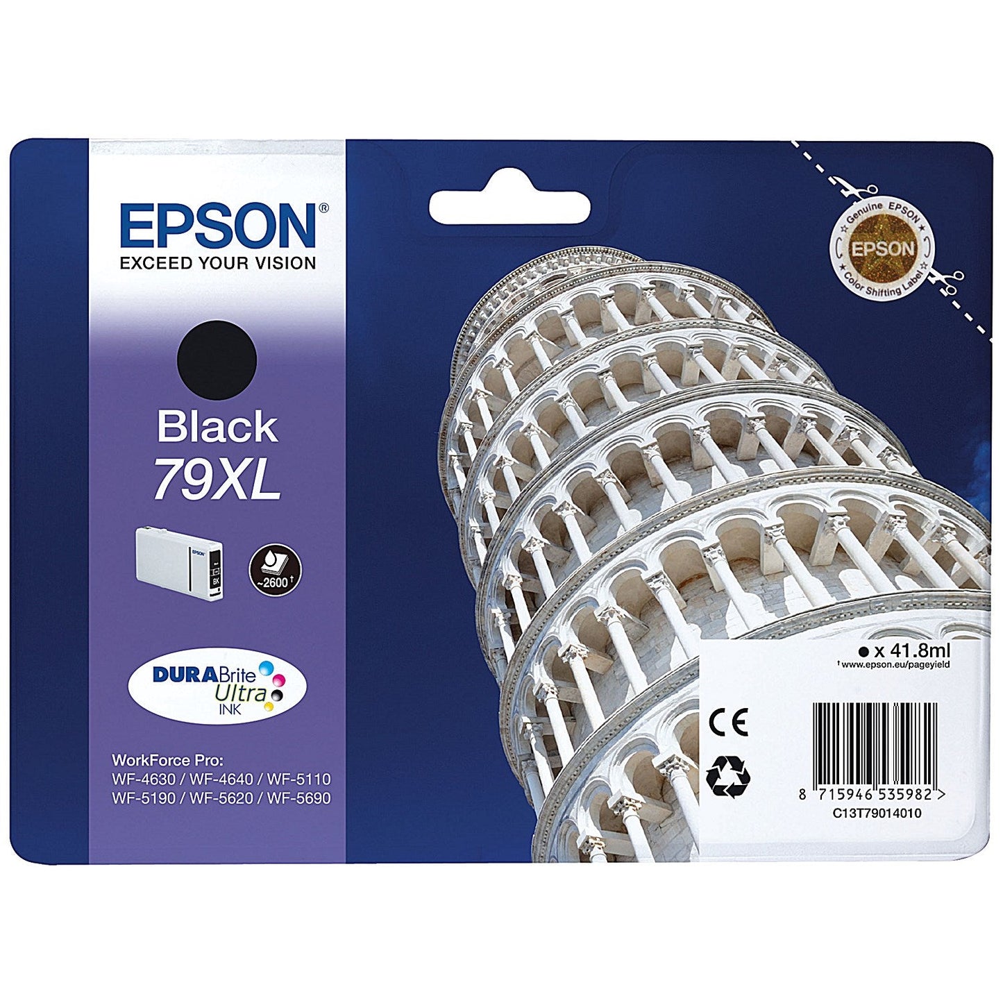 Epson 79XL Black High Yield Inkjet Cartridge