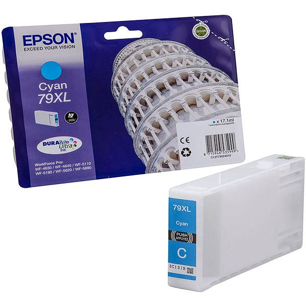 Epson 79XL Cyan High Yield Inkjet Cartridge