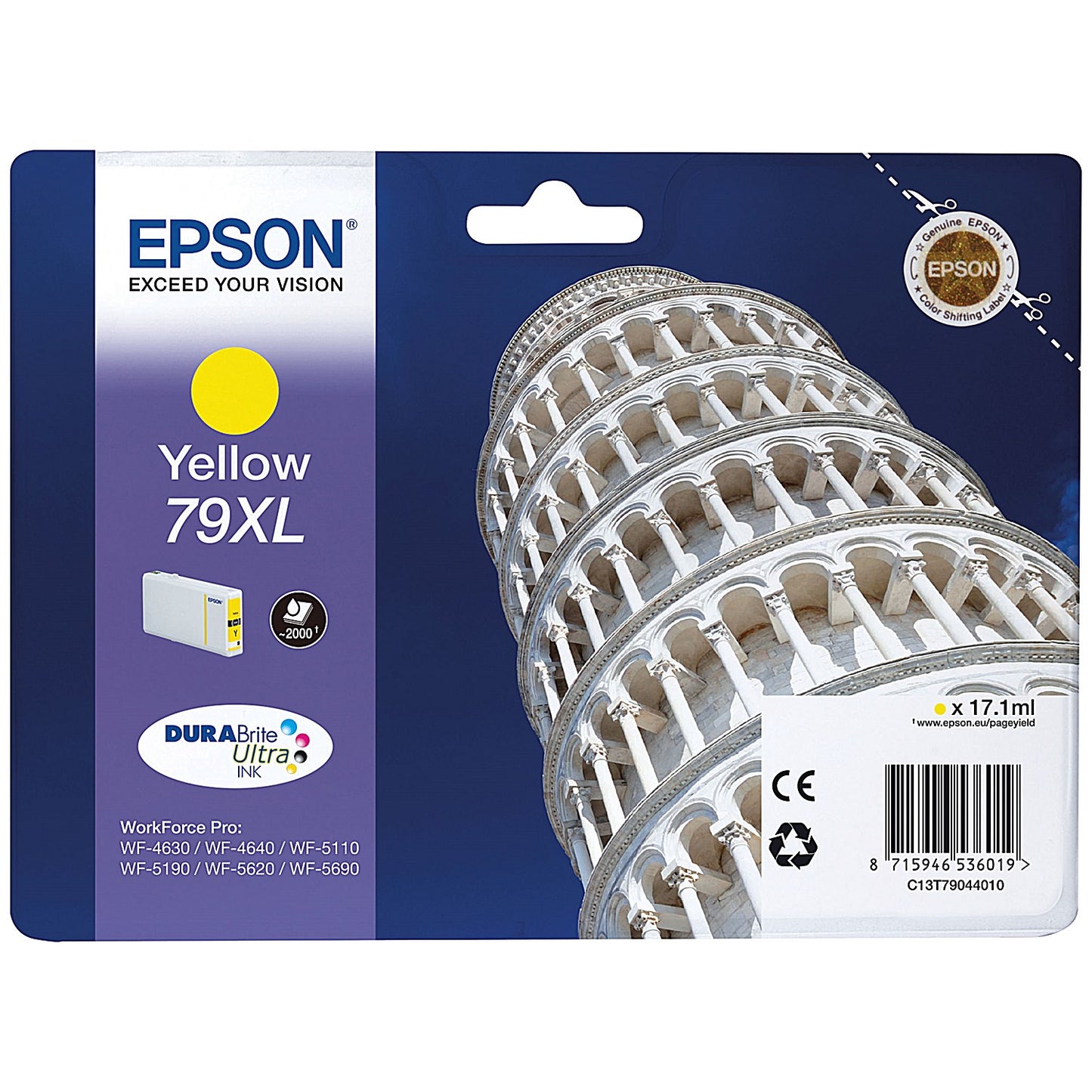 Epson 79XL Yellow High Yield Inkjet Cartridge