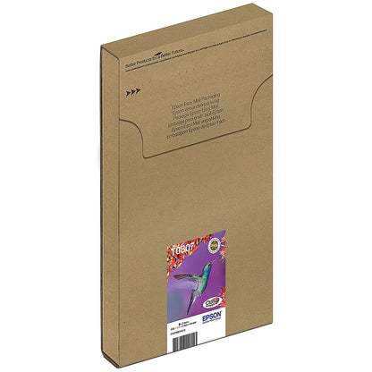 Epson T0807 Hummingbird Claria Photographic Ink Cartridge CMYK/Lt Cyan/Lt Mag Multipack C13T08074510