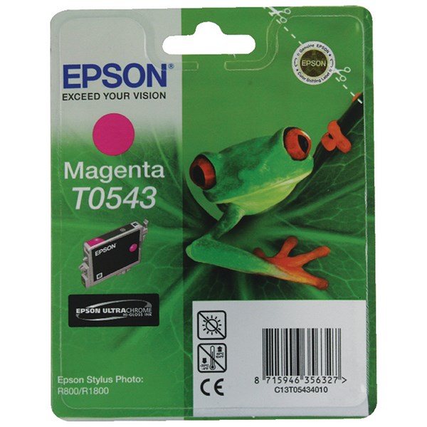 Epson T0543 Magenta Inkjet Cartridge C13T05434010