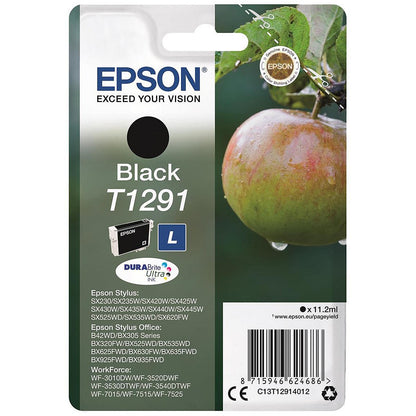 Epson T1291 Black DURABrite Inkjet Cartridge