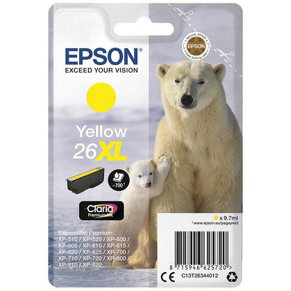 Epson 26XL Yellow Inkjet Cartridge C13T26344012