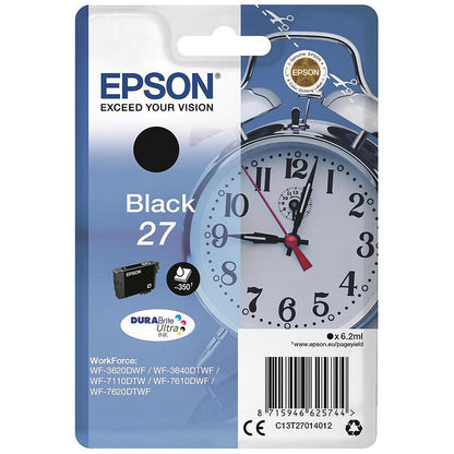 Epson 27 Ink Cartridge Alarm Clock Black