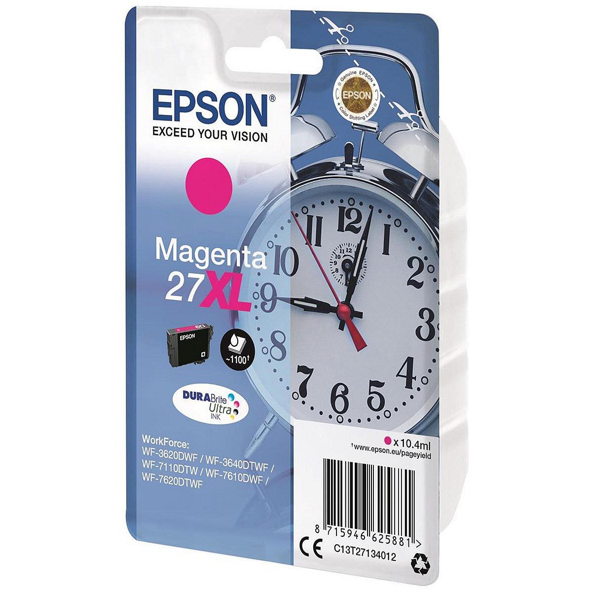 Epson 27XL Magenta High Yield Inkjet Cartridge