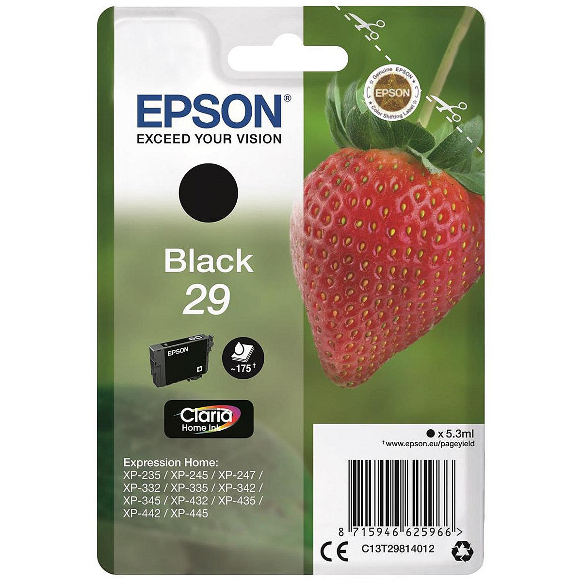 Epson 29 Black Inkjet Cartridge