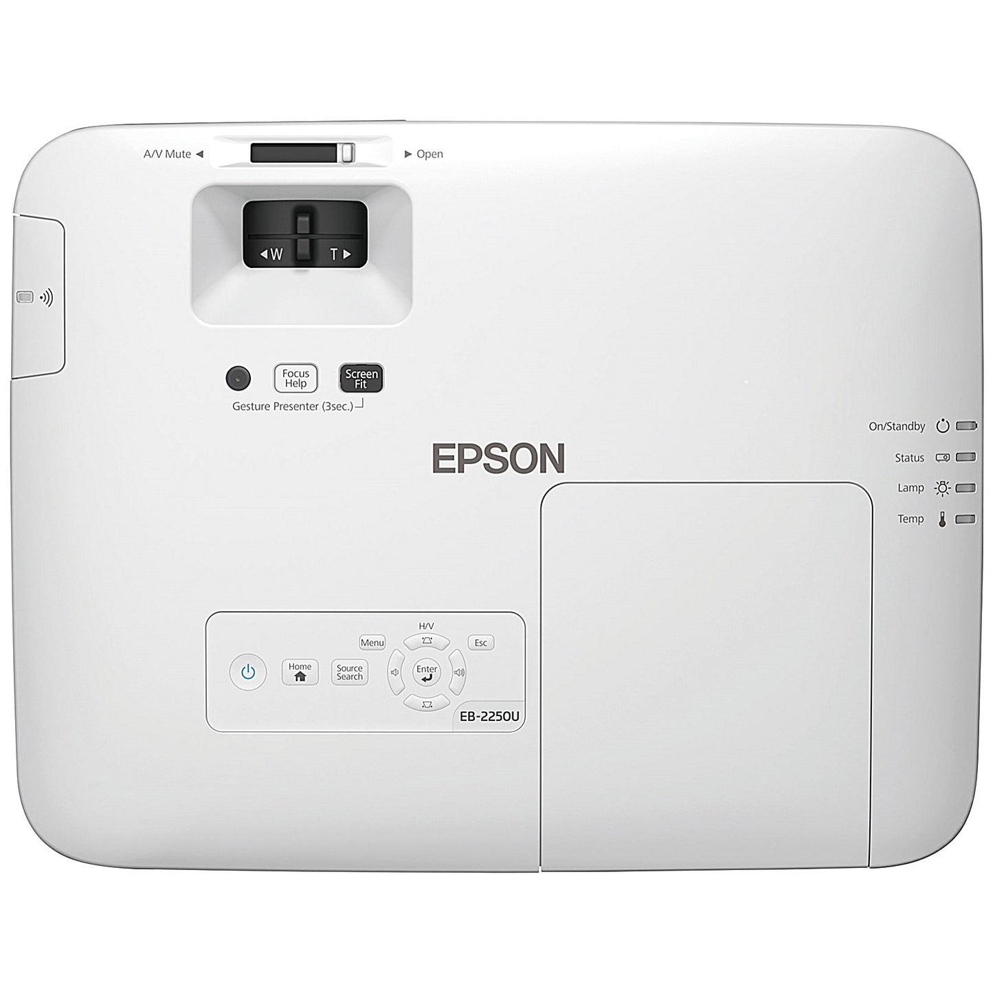 Epson EB-2250U Projector, WUXGA, White