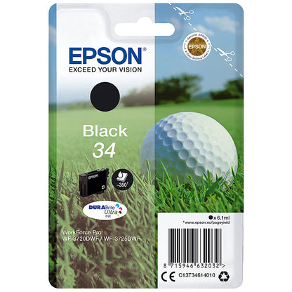 Epson DURABrite 34 Ultra Black Ink Cartridge