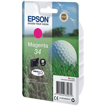 Epson DURABrite 34 Ultra Magenta Ink Cartridge
