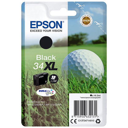Epson DURABrite 34XL Ultra Black High Yield Ink Cartridge