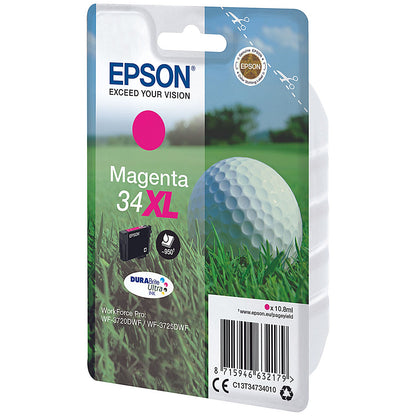 Epson DURABrite 34XL Ultra Magenta High Yield Ink Cartridge