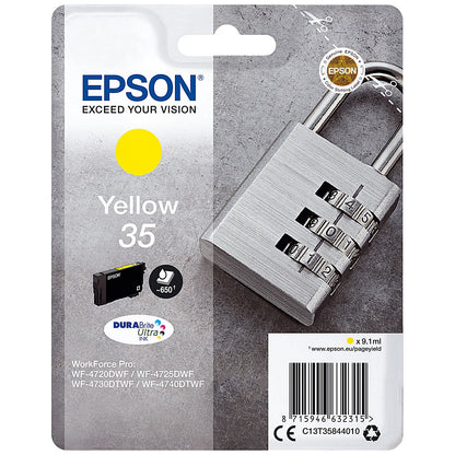 Epson DURABrite 35 Ultra Yellow Ink Cartridge