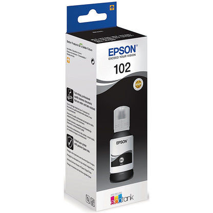 Epson 102 EcoTank Ink Bottle Pigment Black C13T03R140