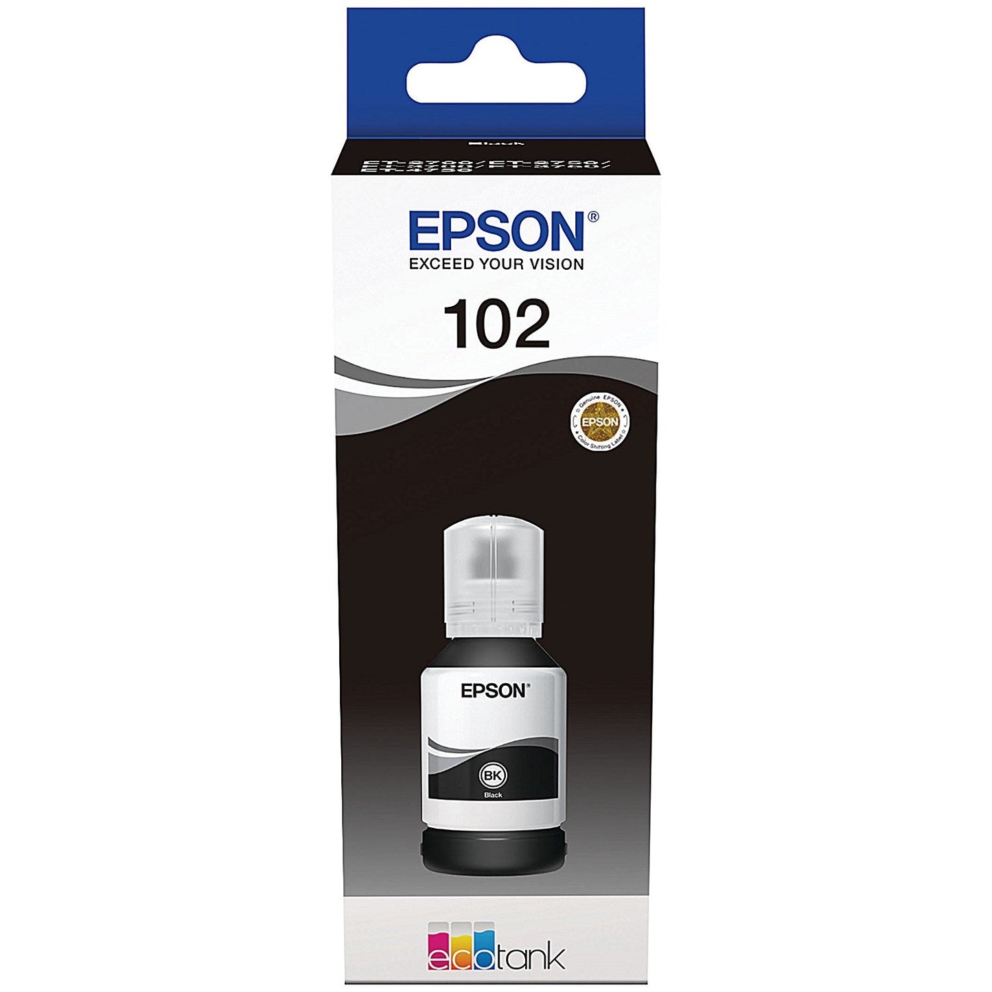 Epson 102 EcoTank Ink Bottle Pigment Black C13T03R140