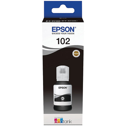 Epson 102 EcoTank Ink Bottle Pigment Black C13T03R140
