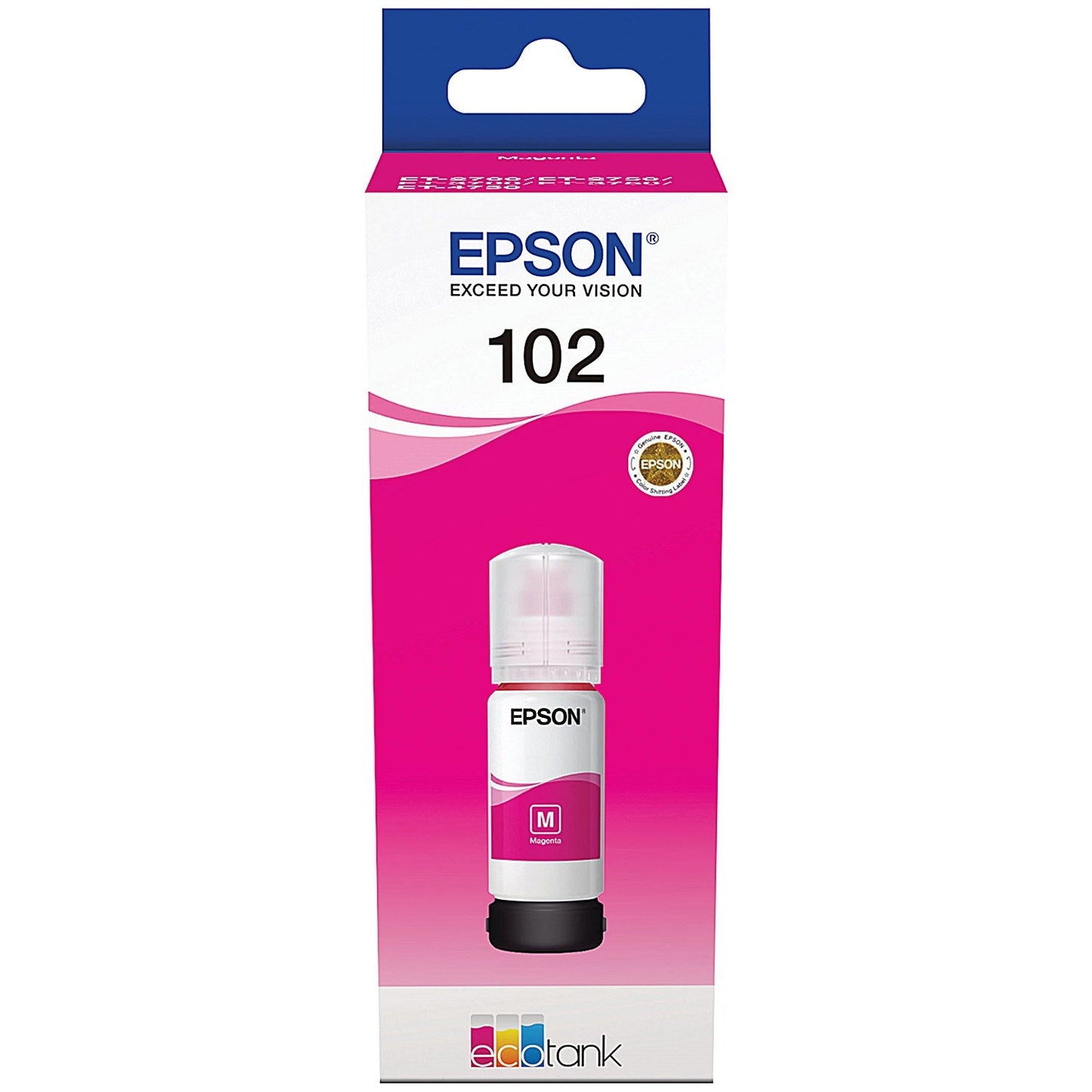 Epson 102 EcoTank Ink Bottle Magenta C13T03R340