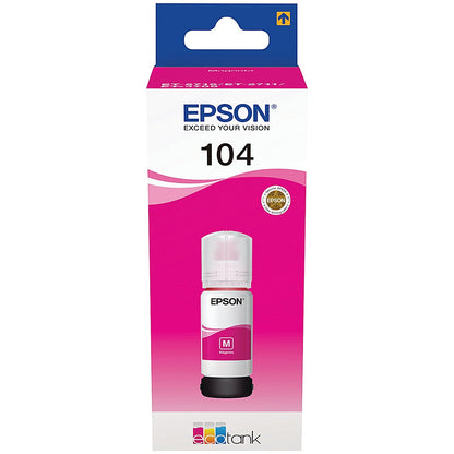Epson 104 EcoTank Ink Bottle Magenta C13T00P340 Easy2Order : EP65582